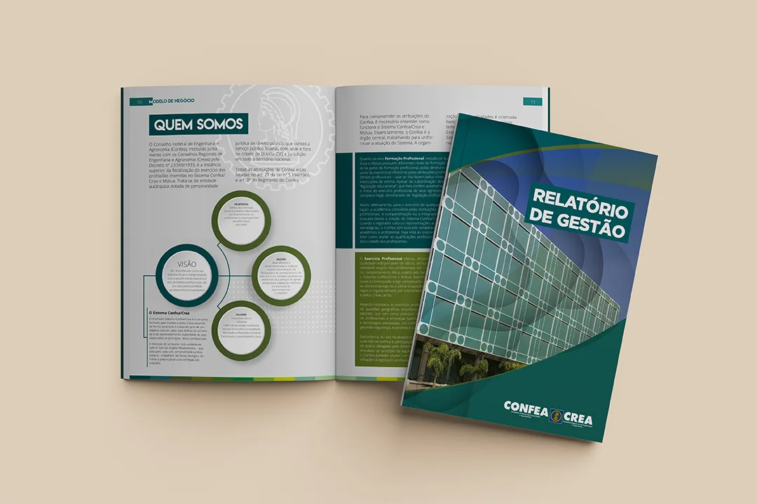 CONFEA - Trabalho de Editorial, Design Institutional por Joelton Souza